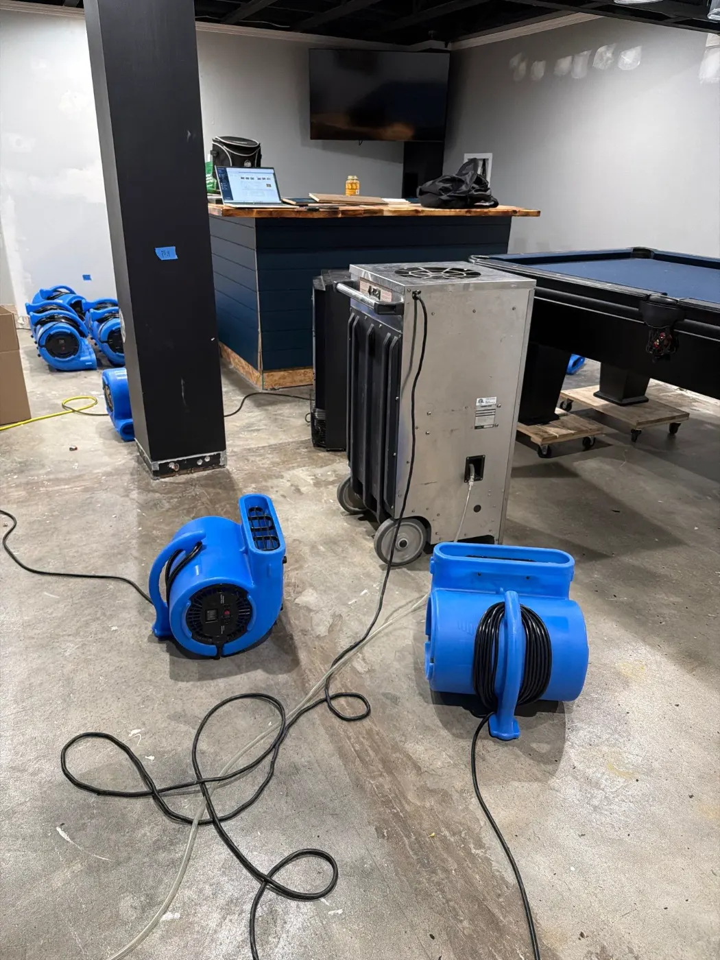 Documented commercial restoration in Hilltop, IN